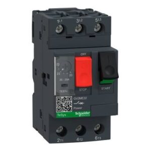 GV2ME22 MPCB 20-52A ICU 50KA BUTTON TYPE SCHNEIDER ELECTRIC