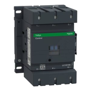 Contactor, TeSys Deca, 3P(3NO), AC-3/AC-3e, =440V, 150A, 220V AC 50/60Hz coil, screw clamp terminals